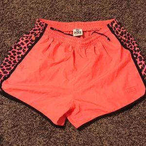 Pink Victoria secret running shorts